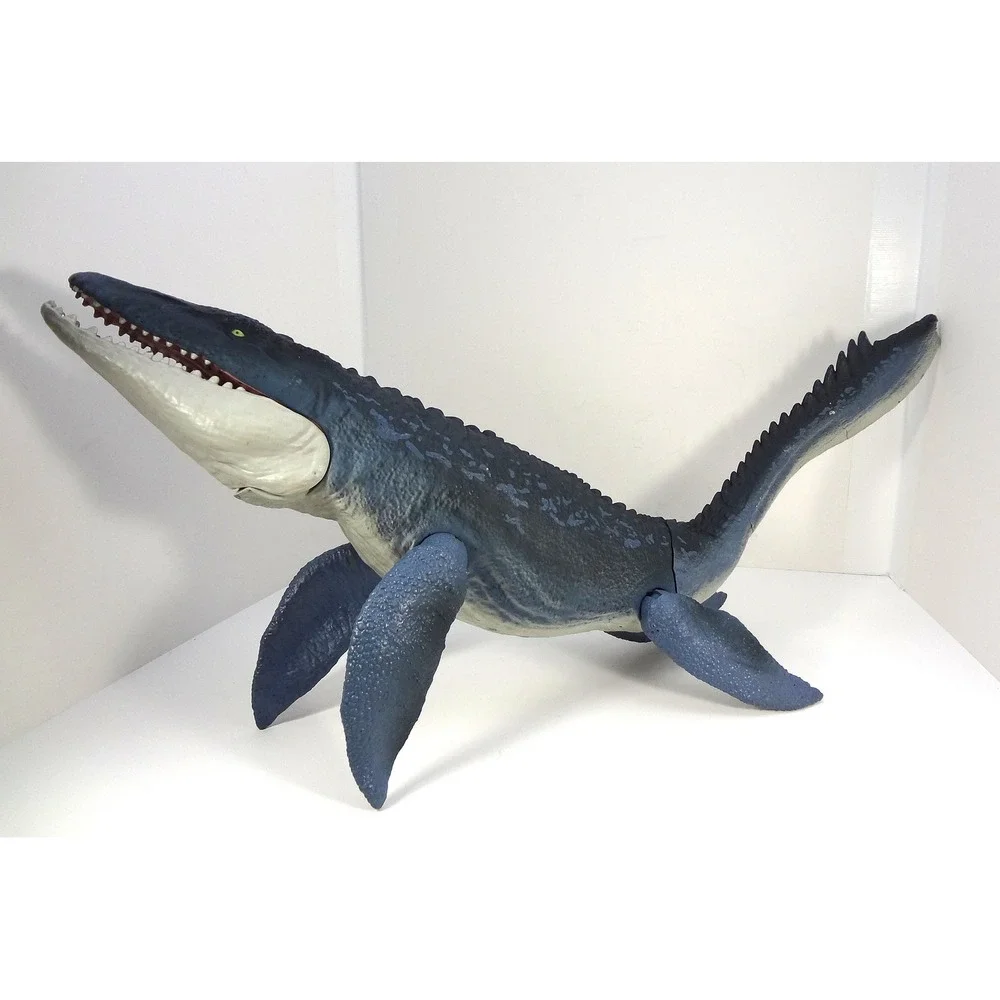 Two Large  Dinosaurs-Jurassic World‎ Mosasauras & Fisher Price Spinosauras